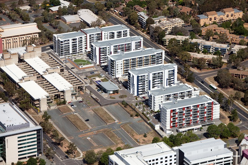 Oracle Apartments, Belconnen ACT - Aerial 2nd View