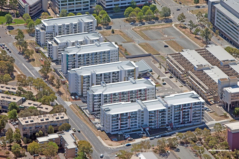 Oracle Apartments, Belconnen ACT Aerial View
